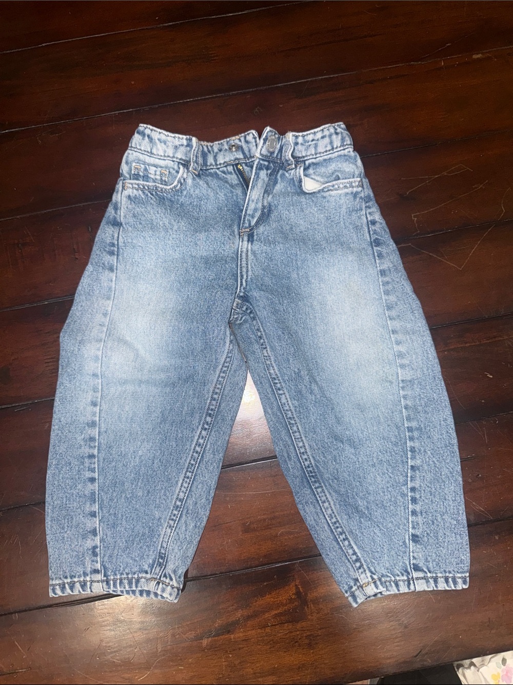 H&M Light Blue Kids Barrel Jeans